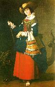 Francisco de Zurbaran st. agatha. oil painting
